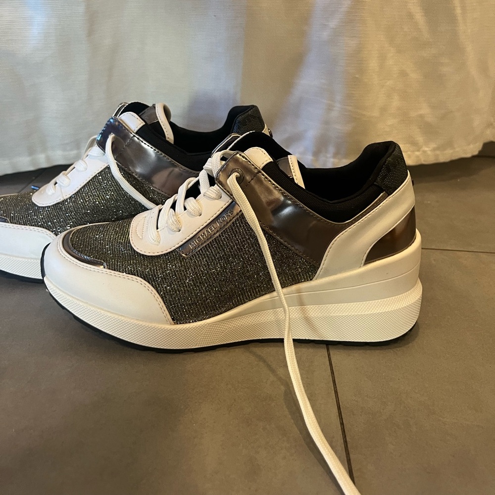 Micheal Kors tennis shoes with sparkly detail